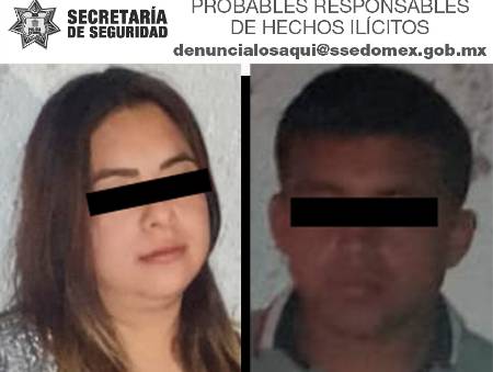 Detienen a dos jovencitos y una mujer en Capulhuac por diversos delitos; uno es menor de edad